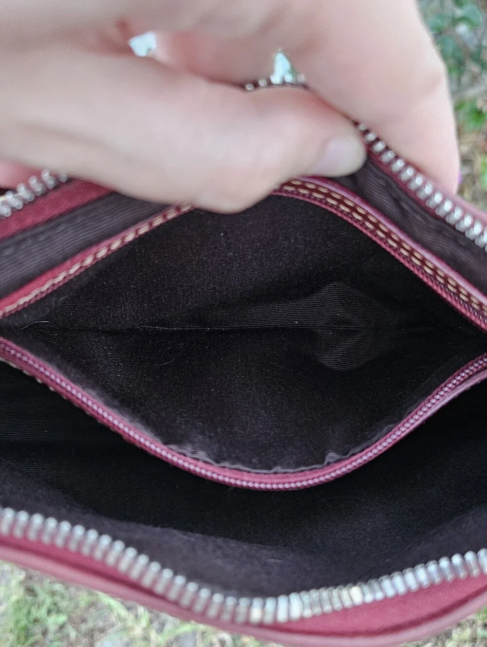 Vintage Coach Red Demi Shoulder Bag 7785
